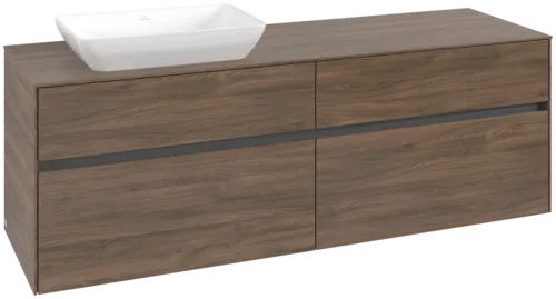 VILLEROY BOCH Toaletní skříňka Collaro, 4 výsuvy, 1600 x 548 x 500 mm, Arizona Oak / Arizona Oak #C12100VH