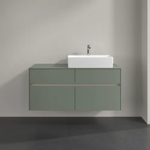VILLEROY BOCH Toaletní skříňka Collaro, 4 výsuvy, 1200 x 548 x 500 mm, Soft Green / Soft Green #C13000AF, obrázek 3