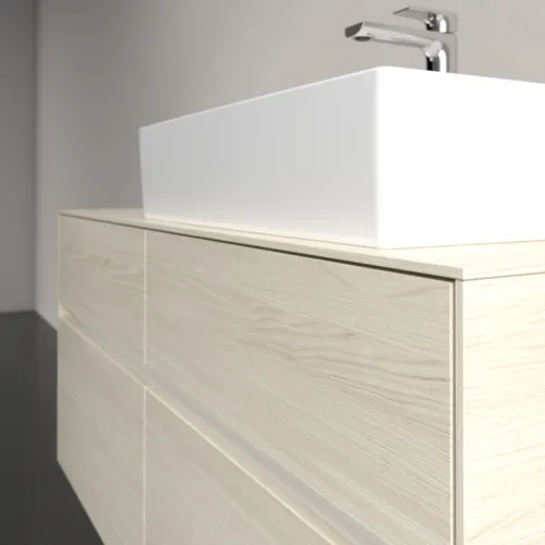 VILLEROY BOCH Toaletní skříňka Collaro, 4 výsuvy, 1200 x 548 x 500 mm, bílý dub / bílý dub #C13000AA, obrázek 5