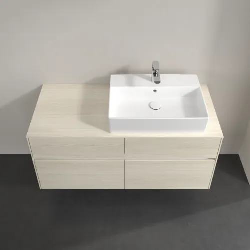 VILLEROY BOCH Toaletní skříňka Collaro, 4 výsuvy, 1200 x 548 x 500 mm, bílý dub / bílý dub #C13000AA, obrázek 4