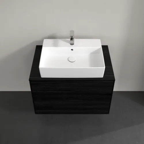 VILLEROY BOCH Toaletní skříňka Collaro, 2 výsuvy, 800 x 548 x 500 mm, černý dub / černý dub #C12400AB, obrázek 4