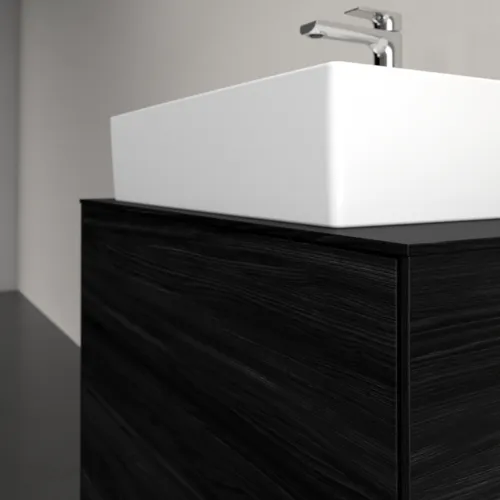 VILLEROY BOCH Toaletní skříňka Collaro, 2 výsuvy, 800 x 548 x 500 mm, černý dub / černý dub #C12400AB, obrázek 5