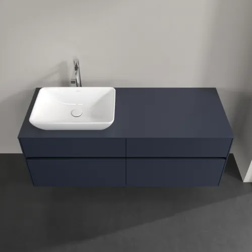 VILLEROY BOCH Toaletní skříňka Collaro, 4 zásuvky, 1400 x 548 x 500 mm, Marine Blue / Marine Blue #C11700VQ, obrázek 4