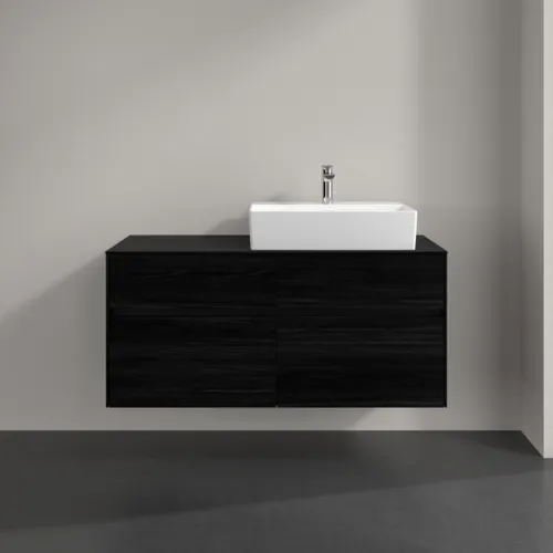 VILLEROY BOCH Toaletní skříňka Collaro, s osvětlením, 4 výsuvy, 1200 x 548 x 500 mm, černý dub / černý dub #C130B0AB, obrázek 3
