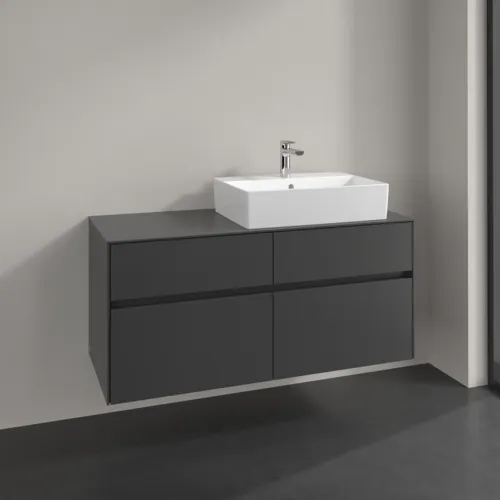 VILLEROY BOCH Collaro toaletní skříňka, 4 výsuvy, 1200 x 548 x 500 mm, Grafit / Grafit #C13000VR, obrázek 2