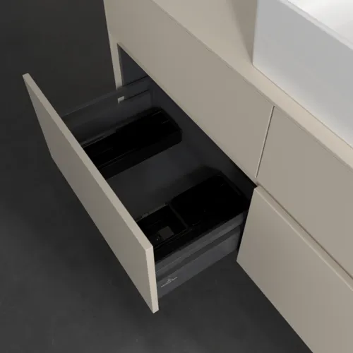VILLEROY BOCH Toaletní skříňka Collaro, 4 výsuvy, 1200 x 548 x 500 mm, Cashmere Grey / Cashmere Grey #C13000VN, obrázek 6