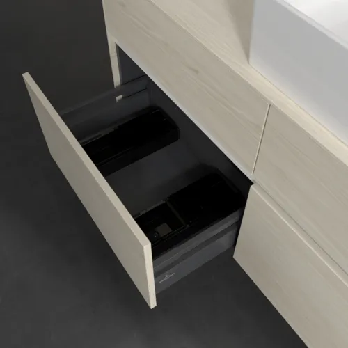VILLEROY BOCH Toaletní skříňka Collaro, s osvětlením, 4 výsuvy, 1200 x 548 x 500 mm, bílý dub / bílý dub #C130B0AA, obrázek 7