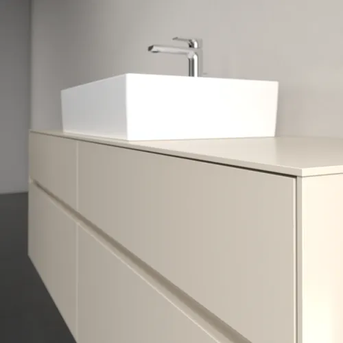 VILLEROY BOCH Toaletní skříňka Collaro, s osvětlením, 4 výsuvy, 1600 x 548 x 500 mm, Cashmere Grey / Cashmere Grey #C134B0VN, obrázek 6
