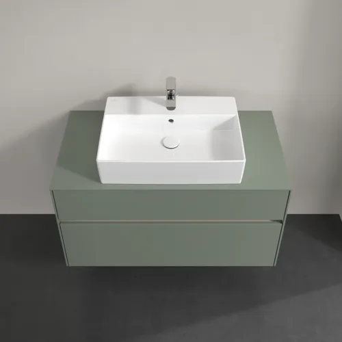 VILLEROY BOCH Toaletní skříňka Collaro, 2 výsuvy, 1000 x 548 x 500 mm, Soft Green / Soft Green #C12500AF, obrázek 4