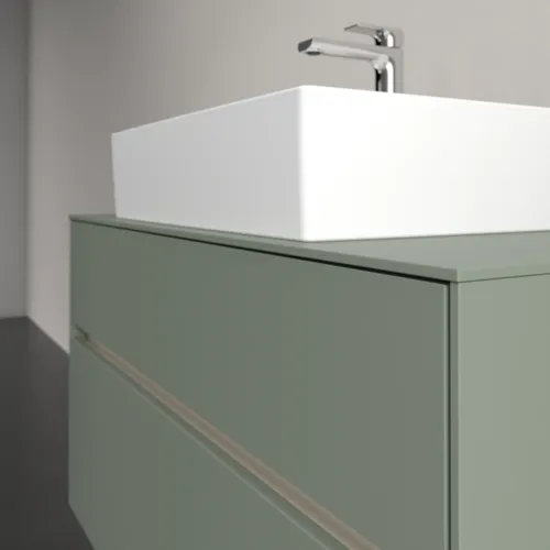 VILLEROY BOCH Toaletní skříňka Collaro, 2 výsuvy, 1000 x 548 x 500 mm, Soft Green / Soft Green #C12500AF, obrázek 5