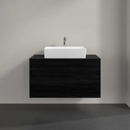 VILLEROY BOCH Toaletní skříňka Collaro, 2 výsuvy, 1000 x 548 x 500 mm, černý dub / černý dub #C12500AB, obrázek 3