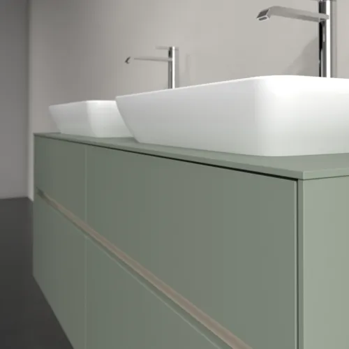 VILLEROY BOCH Toaletní skříňka Collaro, 4 výsuvy, 1400 x 548 x 500 mm, Soft Green / Soft Green #C11900AF, obrázek 5