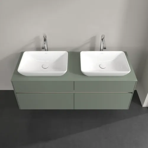 VILLEROY BOCH Toaletní skříňka Collaro, 4 výsuvy, 1400 x 548 x 500 mm, Soft Green / Soft Green #C11900AF, obrázek 4