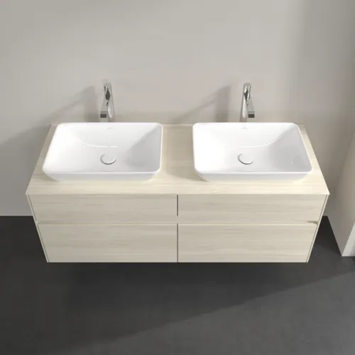VILLEROY BOCH Toaletní skříňka Collaro, 4 výsuvy, 1400 x 548 x 500 mm, bílý dub / bílý dub #C11900AA, obrázek 4