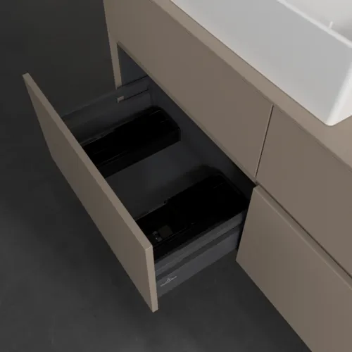 VILLEROY BOCH Toaletní skříňka Collaro, s osvětlením, 4 výsuvy, 1200 x 548 x 500 mm, taupe / taupe #C129B0VM, obrázek 7