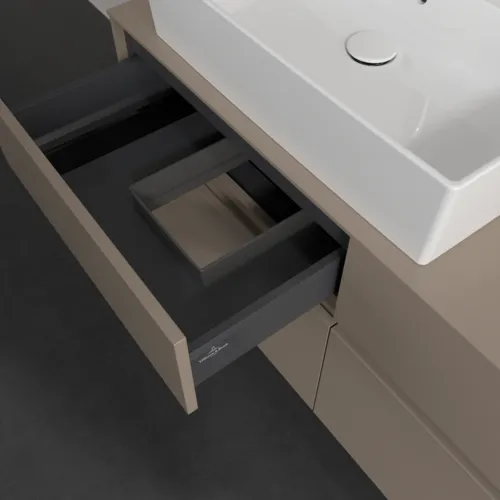 VILLEROY BOCH Toaletní skříňka Collaro, s osvětlením, 4 výsuvy, 1200 x 548 x 500 mm, taupe / taupe #C129B0VM, obrázek 8