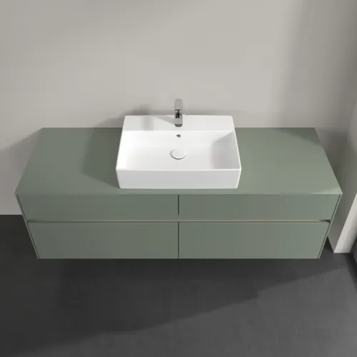 VILLEROY BOCH Toaletní skříňka Collaro, 4 výsuvy, 1600 x 548 x 500 mm, Soft Green / Soft Green #C13400AF, obrázek 4