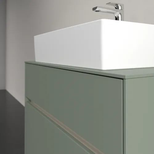VILLEROY BOCH Toaletní skříňka Collaro, s osvětlením, 2 výsuvy, 800 x 548 x 500 mm, Soft Green / Soft Green #C124B0AF, obrázek 6