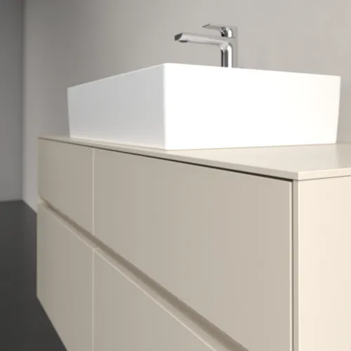 VILLEROY BOCH Toaletní skříňka Collaro, s osvětlením, 4 výsuvy, 1200 x 548 x 500 mm, Cashmere Grey / Cashmere Grey #C128B0VN, obrázek 6