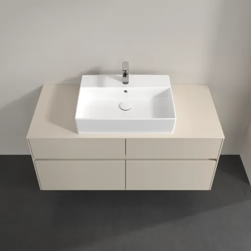 VILLEROY BOCH Toaletní skříňka Collaro, s osvětlením, 4 výsuvy, 1200 x 548 x 500 mm, Cashmere Grey / Cashmere Grey #C128B0VN, obrázek 4