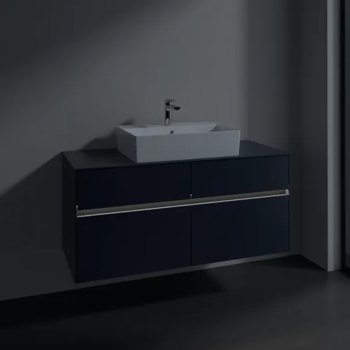 VILLEROY BOCH Toaletní skříňka Collaro, s osvětlením, 4 výsuvy, 1200 x 548 x 500 mm, Marine Blue / Marine Blue #C128B0VQ, obrázek 5