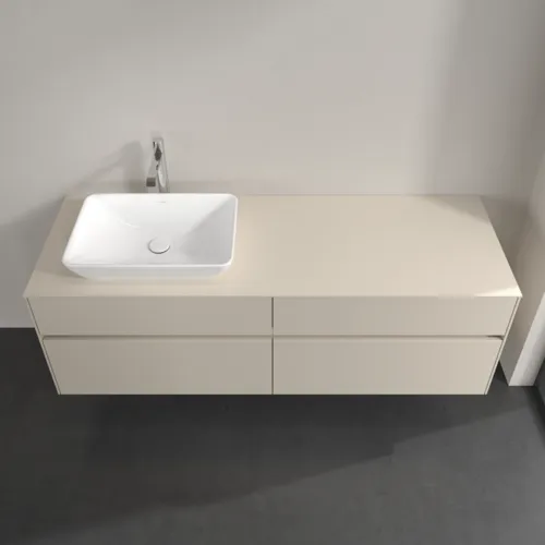 VILLEROY BOCH Toaletní skříňka Collaro, s osvětlením, 4 výsuvy, 1600 x 548 x 500 mm, Cashmere Grey / Cashmere Grey #C121B0VN, obrázek 4
