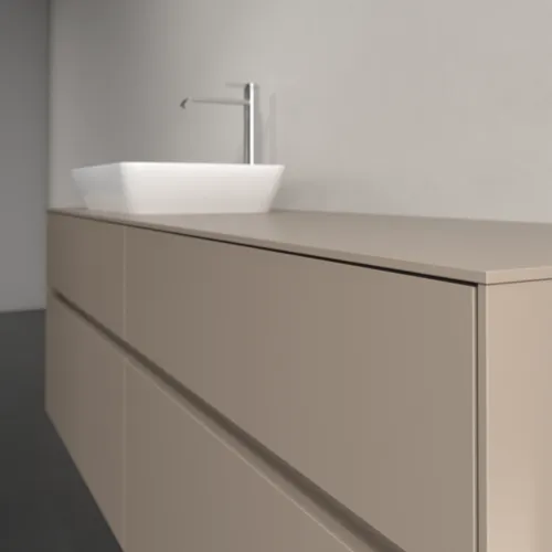 VILLEROY BOCH Toaletní skříňka Collaro, s osvětlením, 4 výsuvy, 1600 x 548 x 500 mm, taupe / taupe #C121B0VM, obrázek 6