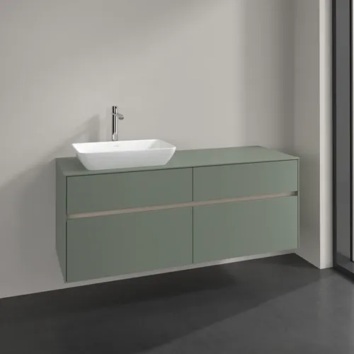 VILLEROY BOCH Toaletní skříňka Collaro, 4 výsuvy, 1400 x 548 x 500 mm, Soft Green / Soft Green #C11700AF, obrázek 2