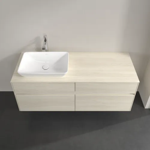 VILLEROY BOCH Toaletní skříňka Collaro, 4 výsuvy, 1400 x 548 x 500 mm, bílý dub / bílý dub #C11700AA, obrázek 4