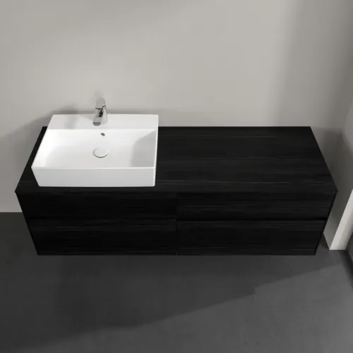 VILLEROY BOCH Toaletní skříňka Collaro, 4 výsuvy, 1600 x 548 x 500 mm, černý dub / černý dub #C13500AB, obrázek 4