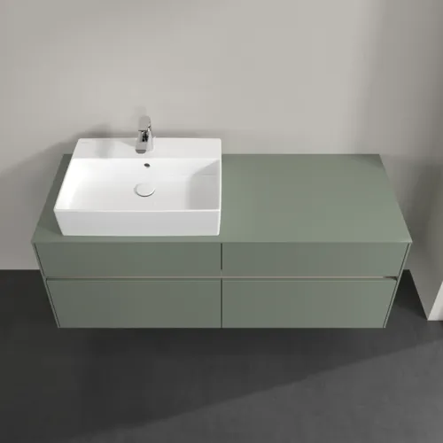 VILLEROY BOCH Toaletní skříňka Collaro, s osvětlením, 4 výsuvy, 1400 x 548 x 500 mm, Soft Green / Soft Green #C132B0AF, obrázek 4
