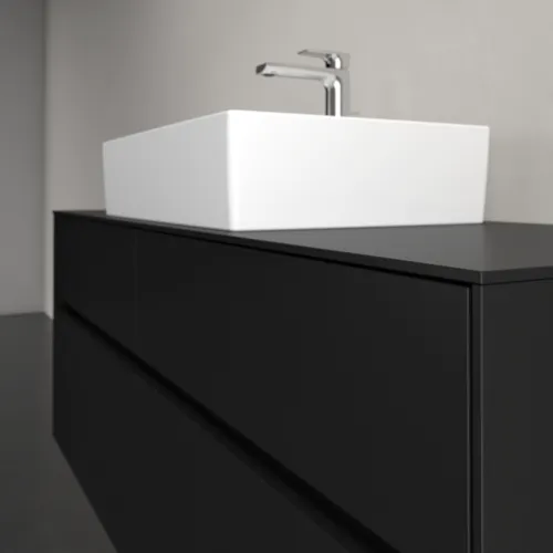 VILLEROY BOCH Toaletní skříňka Collaro, 4 výsuvy, 1400 x 548 x 500 mm, Volcano Black / Volcano Black #C13100VL, obrázek 5