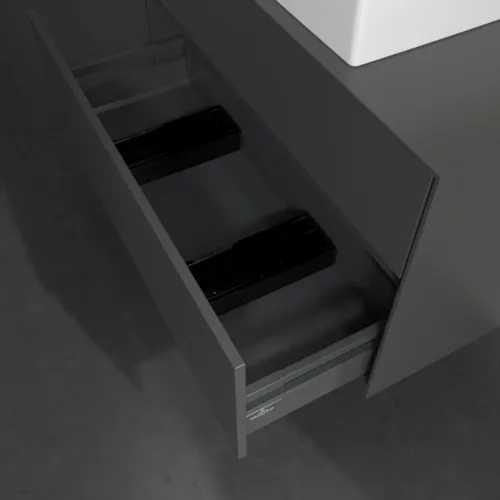 VILLEROY BOCH Collaro toaletní skříňka, 2 výsuvy, 1000 x 548 x 500 mm, grafit / grafit #C12500VR, obrázek 6
