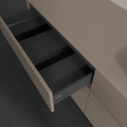 VILLEROY BOCH Toaletní skříňka Collaro, s osvětlením, 4 výsuvy, 1600 x 548 x 500 mm, taupe / taupe #C122B0VM, obrázek 8