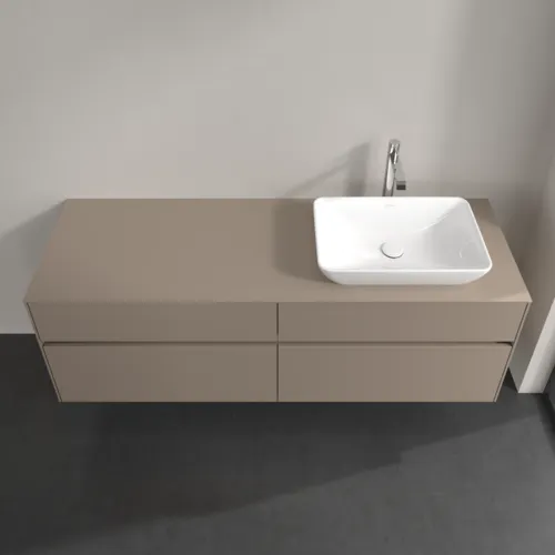 VILLEROY BOCH Toaletní skříňka Collaro, s osvětlením, 4 výsuvy, 1600 x 548 x 500 mm, taupe / taupe #C122B0VM, obrázek 4