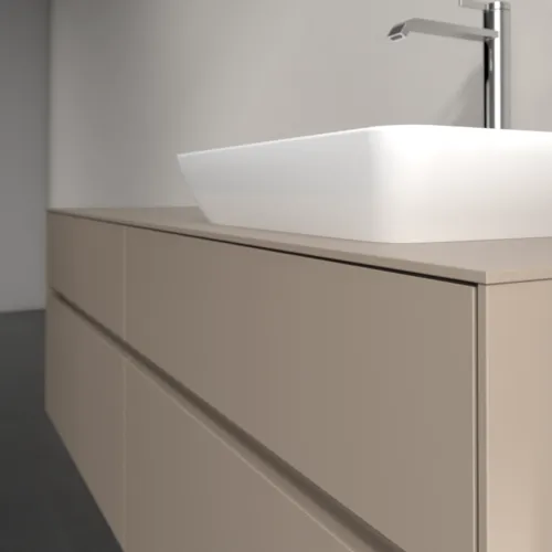 VILLEROY BOCH Toaletní skříňka Collaro, s osvětlením, 4 výsuvy, 1600 x 548 x 500 mm, taupe / taupe #C122B0VM, obrázek 6