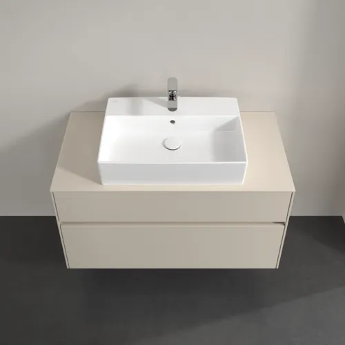 VILLEROY BOCH Toaletní skříňka Collaro, 2 výsuvy, 1000 x 548 x 500 mm, Cashmere Grey / Cashmere Grey #C12500VN, obrázek 4