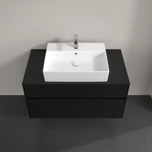 VILLEROY BOCH Collaro toaletní skříňka, 2 výsuvy, 1000 x 548 x 500 mm, Volcano Black / Volcano Black #C12500VL, obrázek 4