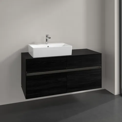 VILLEROY BOCH Toaletní skříňka Collaro, s osvětlením, 4 výsuvy, 1200 x 548 x 500 mm, černý dub / černý dub #C129B0AB, obrázek 2