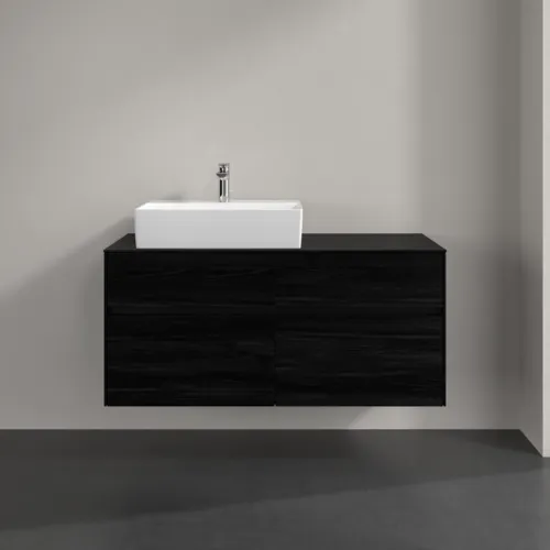 VILLEROY BOCH Toaletní skříňka Collaro, s osvětlením, 4 výsuvy, 1200 x 548 x 500 mm, černý dub / černý dub #C129B0AB, obrázek 3
