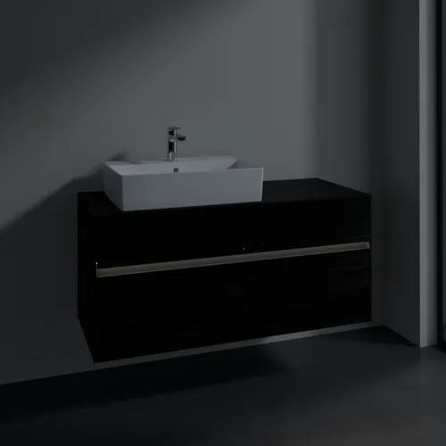 VILLEROY BOCH Toaletní skříňka Collaro, s osvětlením, 4 výsuvy, 1200 x 548 x 500 mm, černý dub / černý dub #C129B0AB, obrázek 5