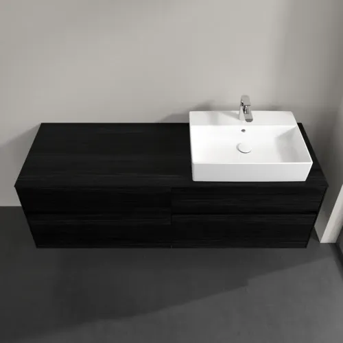 VILLEROY BOCH Toaletní skříňka Collaro, 4 výsuvy, 1600 x 548 x 500 mm, černý dub / černý dub #C13600AB, obrázek 4