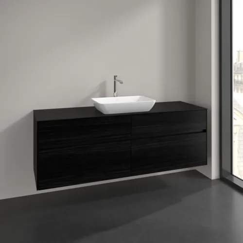 VILLEROY BOCH Toaletní skříňka Collaro, 4 výsuvy, 1600 x 548 x 500 mm, černý dub / černý dub #C12000AB, obrázek 2