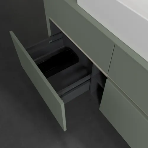 VILLEROY BOCH Toaletní skříňka Collaro, s osvětlením, 4 výsuvy, 1200 x 548 x 500 mm, Soft Green / Soft Green #C128B0AF, obrázek 7