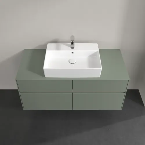 VILLEROY BOCH Toaletní skříňka Collaro, s osvětlením, 4 výsuvy, 1200 x 548 x 500 mm, Soft Green / Soft Green #C128B0AF, obrázek 4