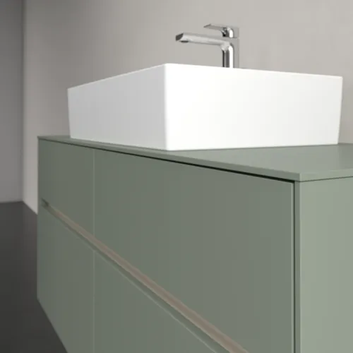 VILLEROY BOCH Toaletní skříňka Collaro, s osvětlením, 4 výsuvy, 1200 x 548 x 500 mm, Soft Green / Soft Green #C128B0AF, obrázek 6