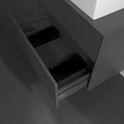 VILLEROY BOCH Collaro toaletní skříňka, s osvětlením, 2 výsuvy, 800 x 548 x 500 mm, Grafit / Grafit #C124B0VR, obrázek 7