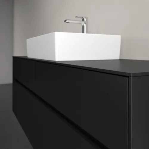 VILLEROY BOCH Toaletní skříňka Collaro, 4 výsuvy, 1600 x 548 x 500 mm, Volcano Black / Volcano Black #C13400VL, obrázek 5