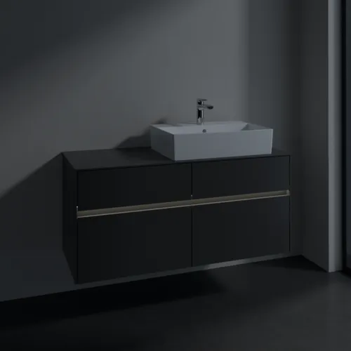 VILLEROY BOCH Collaro toaletní skříňka, s osvětlením, 4 výsuvy, 1200 x 548 x 500 mm, Grafit / Grafit #C130B0VR, obrázek 5
