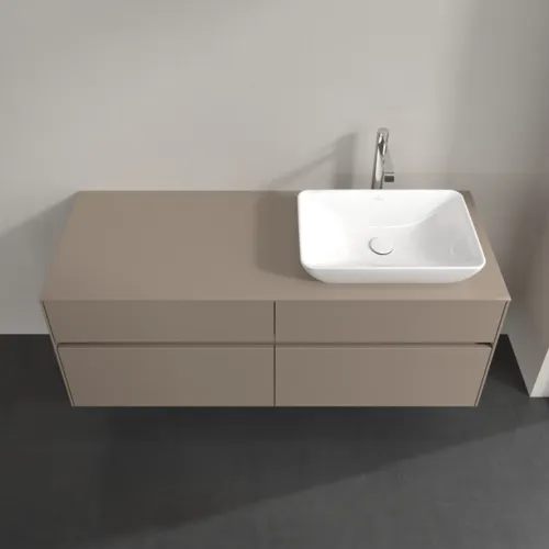 VILLEROY BOCH Toaletní skříňka Collaro, s osvětlením, 4 výsuvy, 1400 x 548 x 500 mm, taupe / taupe #C118B0VM, obrázek 4
